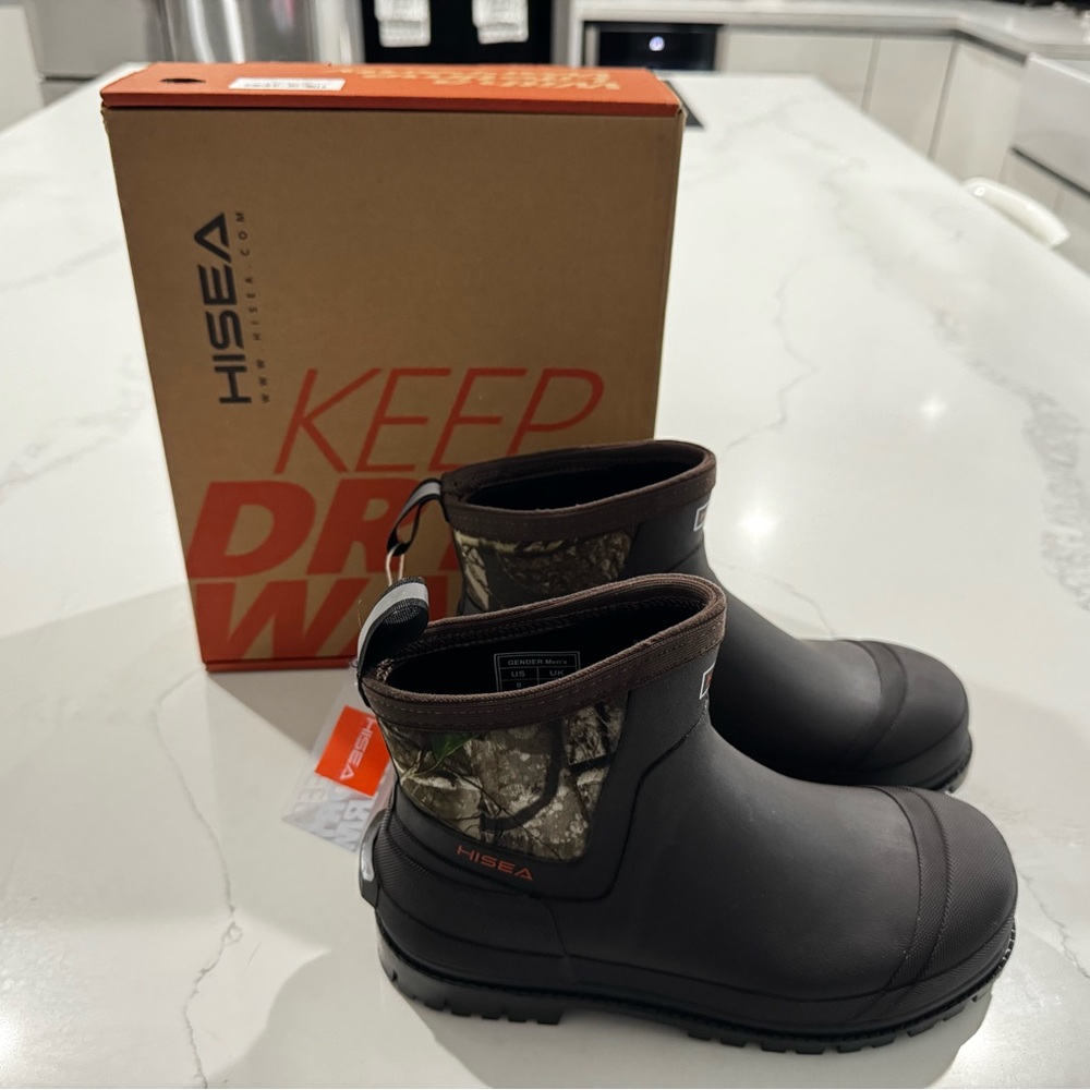 Brand New ✨ in box Hisea Men’s Chelsea Rain boots 🥾